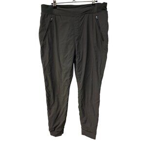 Eddie Bauer LINED First Ascent Guide Pro Flex Jogger Pants Size 10 Dark Smoke